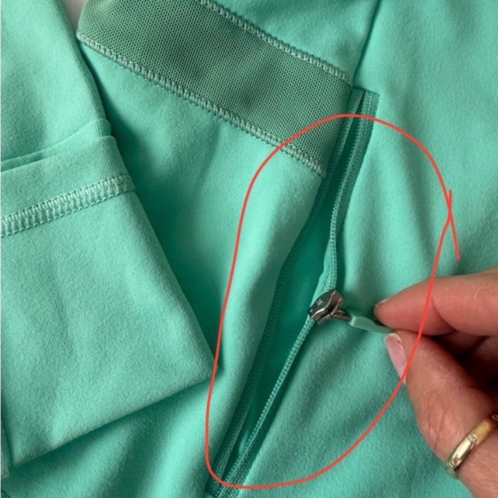 QUEENIEKE Women's Mint Green Zip-Front Active Jacket - Picture 6 of 9